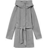 Vmpopliva - Jas - Biker Kraag - Lange Mouwen - Riemsluiting - Voorzakken met Drukknoopsluiting