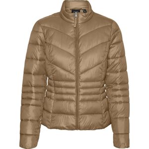 VERO MODA - Korte Donsjas - Kastanje Kleur - Polyamide Materiaal