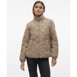 Vero Moda - Vmskyar - Gewatteerde Jas - Beige - Mouwloos