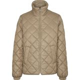 Vero Moda - Vmskyar - Gewatteerde Jas - Beige - Mouwloos