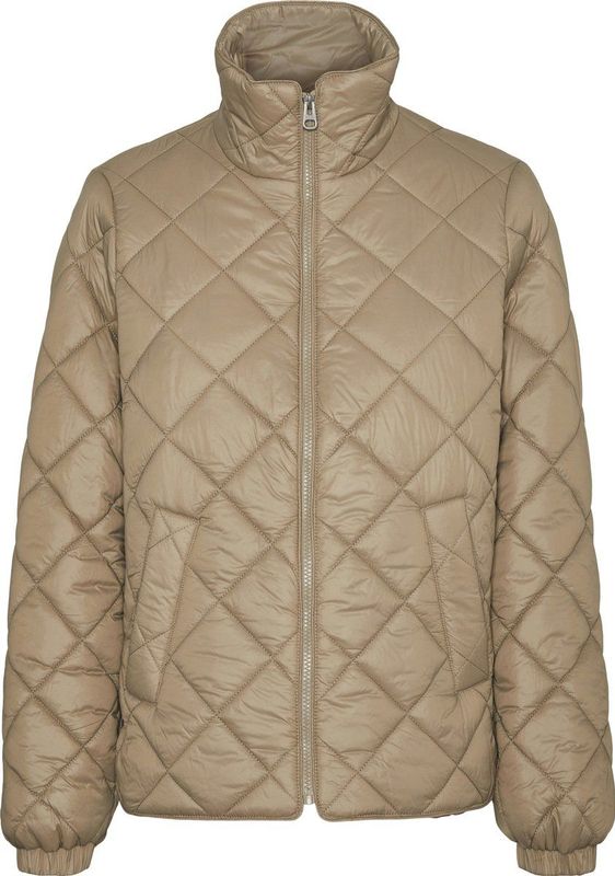 Vero Moda - Vmskyar - Gewatteerde Jas - Beige - Mouwloos