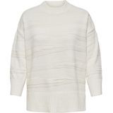 Only Carmakoma - Carima Ls Loose Structure o-Neck Knt - Dames - Gebreide Truien