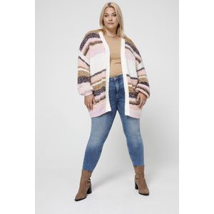 Only Carmakoma - Caralyssa Life Stripe Card Knt - Meisjes - Cardigans