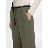 SELECTED - SLFRita - Pantalon - Olijfgroen - Wide Leg - Mid Waist