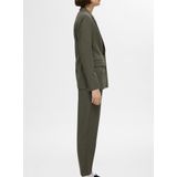 Broek - Dames - Stof - Riemlussen - Ritssluiting - Zijzakken