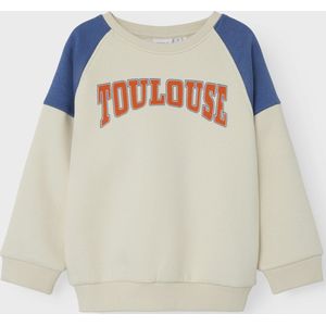 Sweater - Ronde Hals - Sweatstof - Geribbelde Kraag - Losse Pasvorm - Zacht Aanvoelend