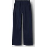 Lmtd - Nlffouise Poplin Rechte Damesbroek - Marineblauw - 1 Stuk