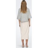 Only Onlsimoni Pullover Knt Noos Dames Trui Light Grey Melange