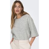 Only Onlsimoni Pullover Knt Noos Dames Trui Light Grey Melange