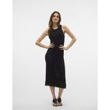 Gebreide Jurk - O-hals - Mouwloos - Regular Fit