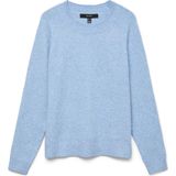 Gebreide Pullover - O-hals - Lange Mouwen - Geribde Manchetten - Regular Fit