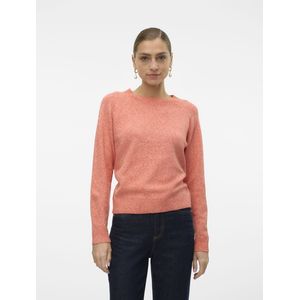 VERO MODA - VMDOFFY LS O-Neck - Gebreide Pullover - Dames - Lange Mouwen