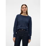 Gebreide Pullover - O-hals - Lange Mouwen - Geribde Manchetten - Regular Fit