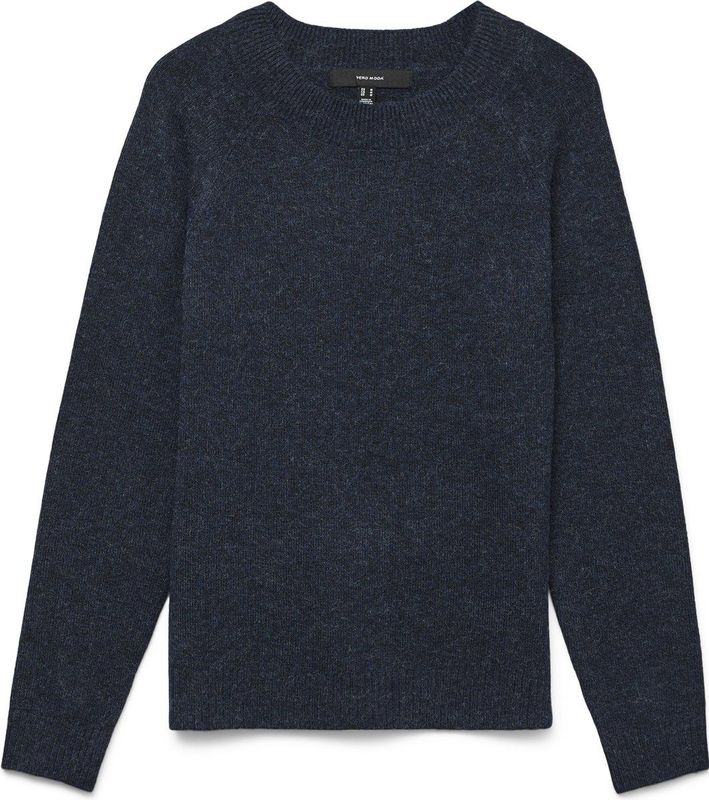 Gebreide Pullover - O-hals - Lange Mouwen - Geribde Manchetten - Regular Fit