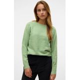 Gebreide Pullover - O-hals - Lange Mouwen - Geribde Manchetten - Regular Fit