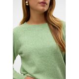 Gebreide Pullover - O-hals - Lange Mouwen - Geribde Manchetten - Regular Fit