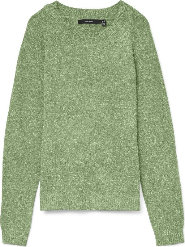 Gebreide Pullover - O-hals - Lange Mouwen - Geribde Manchetten - Regular Fit