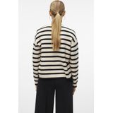 Vero Moda Vmsaba Ls o-Neck Button Pullover Ga Noos Dames Trui