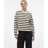 Vero Moda Vmsaba Ls o-Neck Button Pullover Ga Noos Dames Trui