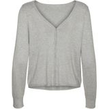 VMGLORY - Gebreid Vest - Mélange - Knitwear - Lange Mouwen