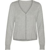 VMGLORY - Gebreid Vest - Mélange - Knitwear - Lange Mouwen