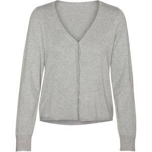 VMGLORY - Gebreid Vest - Mélange - Knitwear - Lange Mouwen