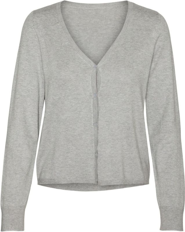 VMGLORY - Gebreid Vest - Mélange - Knitwear - Lange Mouwen