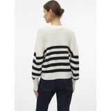 Vmlea - Gebreid Vest - V-Hals - Lange Mouwen - Ballonmouwen - Knoopsluiting