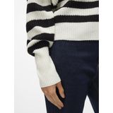 Vmlea - Gebreid Vest - V-Hals - Lange Mouwen - Ballonmouwen - Knoopsluiting