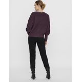 Vero Moda - Vmlea LS V-Neck Cuff Cardigan - Bordeaux - Damesvest