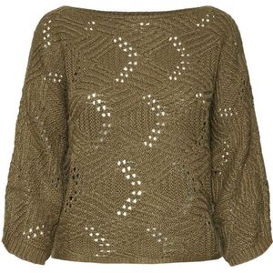 Vero Moda - Vmgigi 3/4 Boatneck Pullover Noos - Dames - Gebreide Truien
