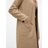 Vero Moda - Gebreid Vest - Zand - 50% Viscose 28% Polyester 22% Nylon