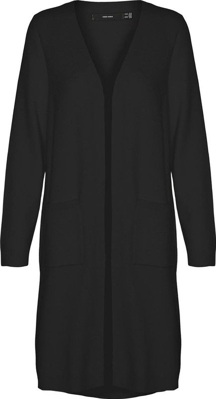 Vest - V-Hals - Lange Mouwen - Voorzakken - Dikke Trui