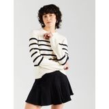 Gebreide Pullover - O-hals - Lange Mouwen - Geribde Manchetten - Regular Fit