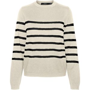 Gebreide Pullover - O-hals - Lange Mouwen - Geribde Manchetten - Regular Fit