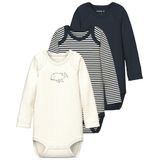 NAME IT NBNBODY 3P LS Y/D CORE 2 NOOS Body - Multicolor - Ribtricot