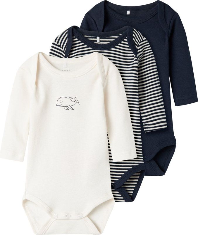 Body - Gestreept - Ribgebreide Stof - 3-Pack