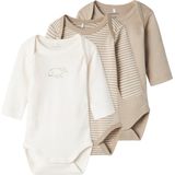 Name It - Romper L/æ - 3-pack - Puur Kasjmier - NbnBody