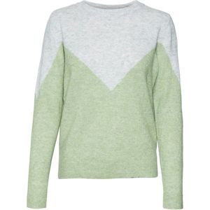 Vero Moda - Vmplaza Ls Block Pullover Ga Boo - Dames - Gebreide Truien