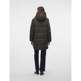 VERO MODA - VMGRETAKYLIE COATED COAT NOOS - Gewatteerde Jas - Zwart - Gerecycled Polyester Vulling