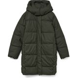 VERO MODA - VMGRETAKYLIE COATED COAT NOOS - Gewatteerde Jas - Zwart - Gerecycled Polyester Vulling