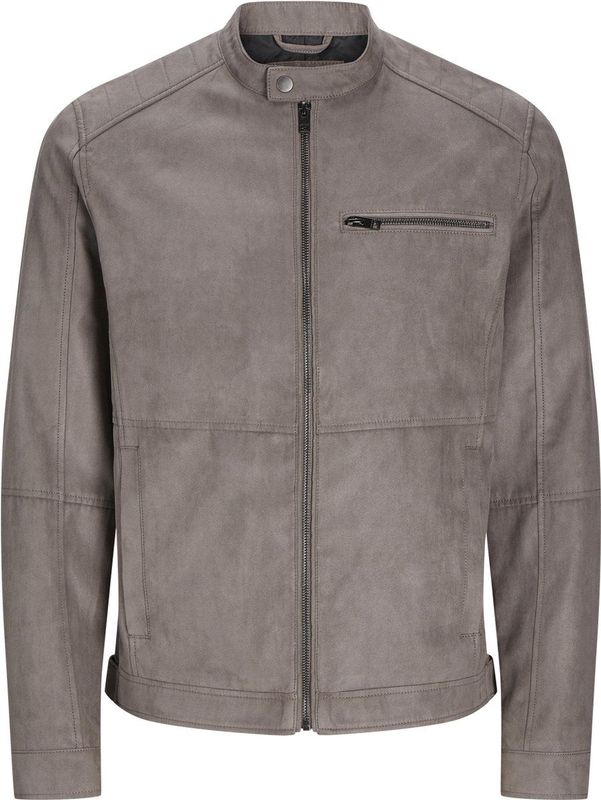 Motorrad-Lederjacke Jack & Jones Dylan