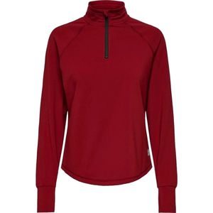 Onp Sten - Warm Shirt - Duimgat in Mouw - Rood - Sport - Dames