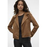 Vero Moda - VMJOSE - Leren Jas - Bruin - Dames