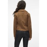 Vero Moda - VMJOSE - Leren Jas - Bruin - Dames