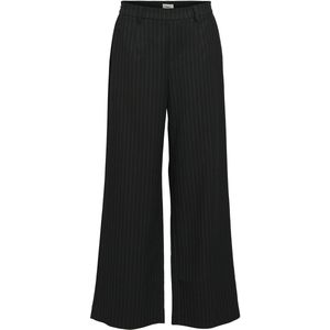 Object Objlisa Wide Pant Broeken Dames - Zwart