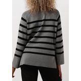 Object Objester Ls Knit Top Truien & vesten Dames - Sweater - Hoodie - Vest- Grijs