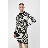 Object - Ray Lang Mouw - Gebreide Jurk - Nauwsluitende Col - Lange Mouwen