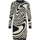 Object - Ray Lang Mouw - Gebreide Jurk - Nauwsluitende Col - Lange Mouwen