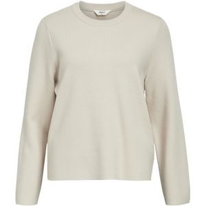 Gebreide Pullover - Ronde Hals - Lange Mouwen - Losse Pasvorm - Donkerblauw - 52% LENZING™ ECOVERO™ Viscose